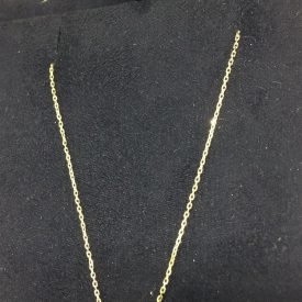 Cordão de Ouro Masculino Corrente Cartier Cadeado 60cm