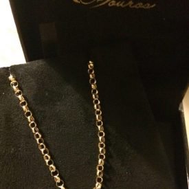 Cordão Elo Português em Ouro 18k 45 cm