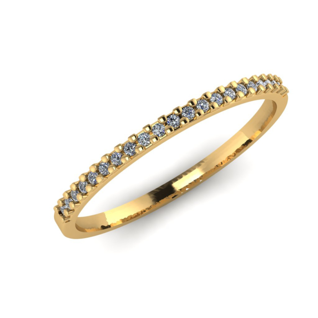 Anel Aparador Ouro 18k Meia Aliança 1 meia alianca render1