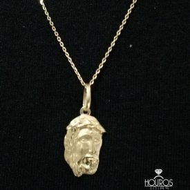 Pingente de Ouro Face de Cristo