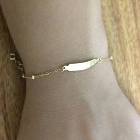 Pulseira Infantil Ouro 18k
