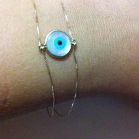 Pulseira Olho Grego Ouro 18k