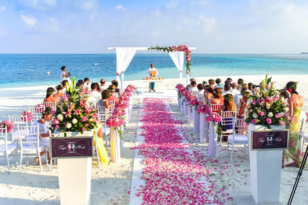 aisle beach celebration 169198