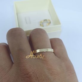 Aliança Ouro 18k Reta 3mm 1grama -Unidade
